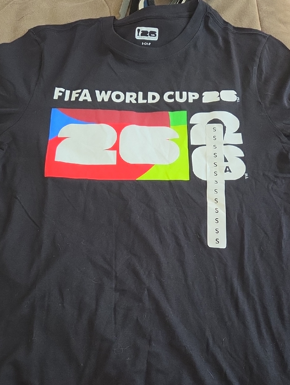 FIFA World Cup 2026 Black Graphic Short Sleeve Tee
